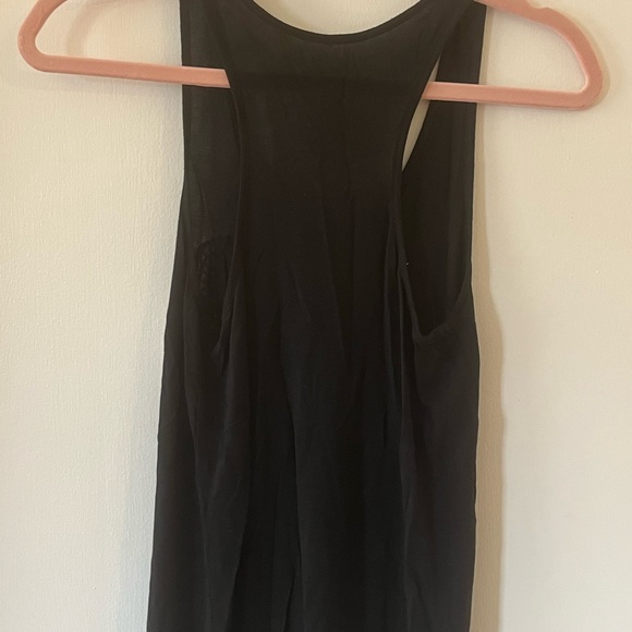 Tops Bear Dance Elephant Boho Embroidered Racer Back Tank Shirt Black Small - Picture 2 of 4